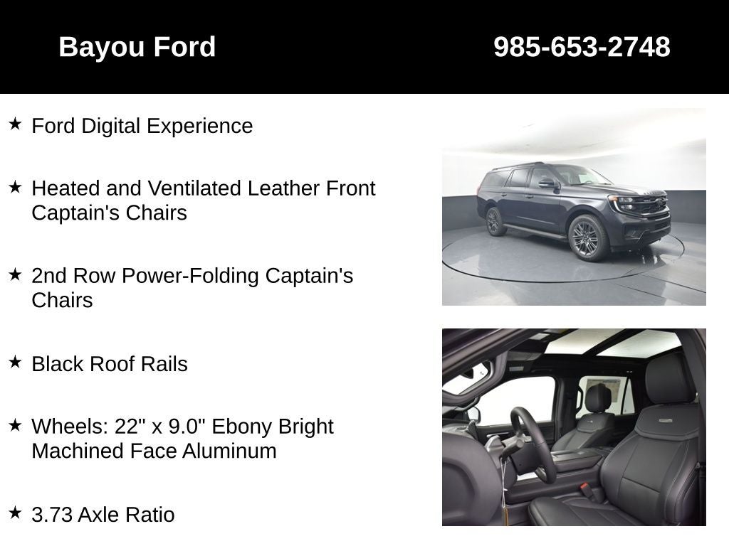 2026 Ford Expedition Max Platinum 600A