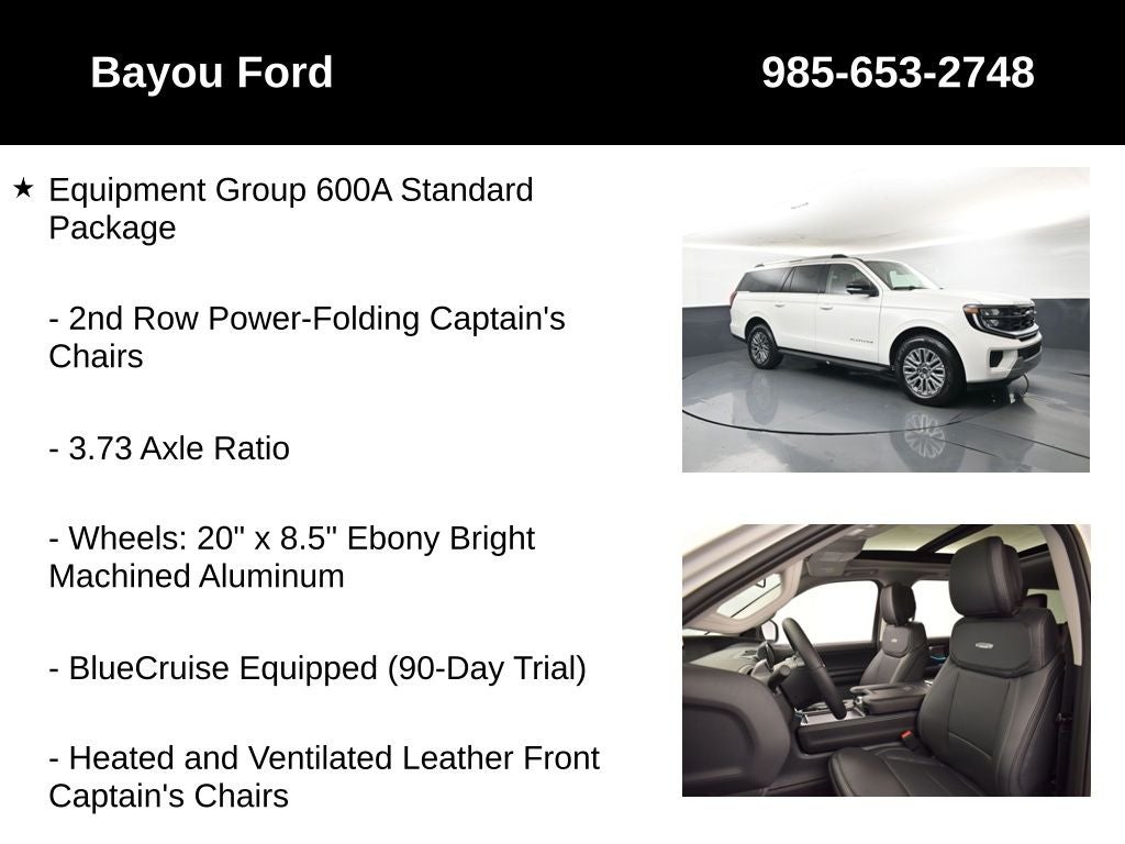 2026 Ford Expedition Max Platinum 600A