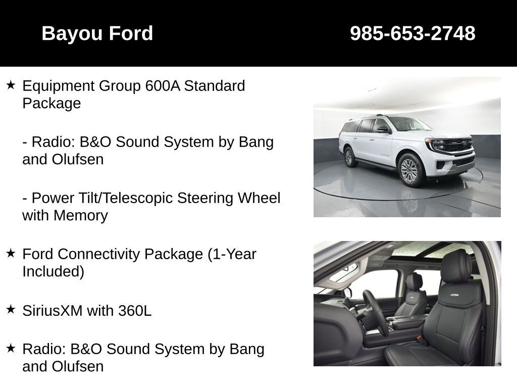 2026 Ford Expedition Max Platinum 600A
