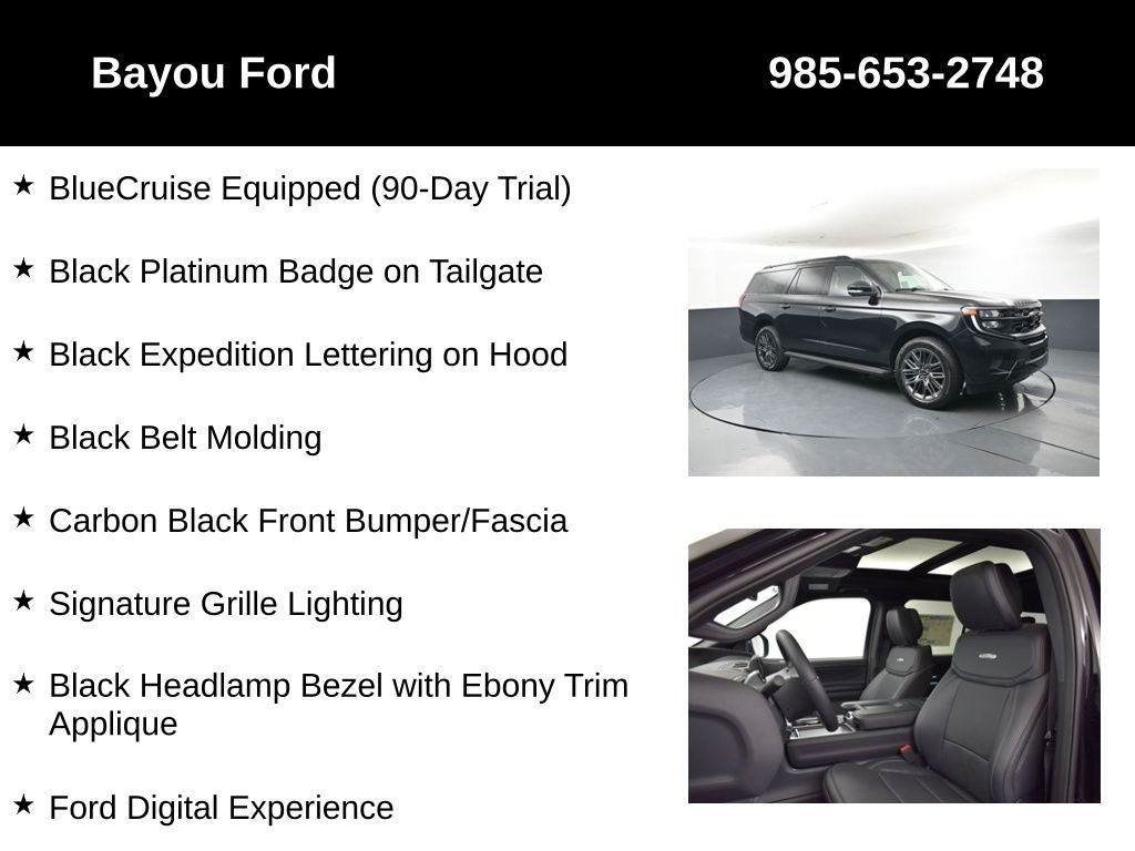 2026 Ford Expedition Max Platinum 600A