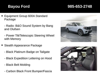 2026 Ford Expedition Max Platinum 600A