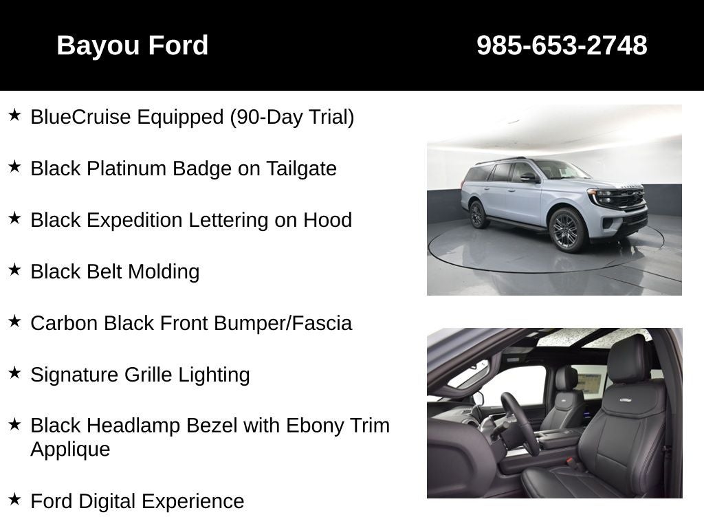 2026 Ford Expedition Max Platinum 600A