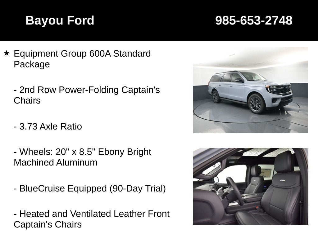2026 Ford Expedition Max Platinum 600A