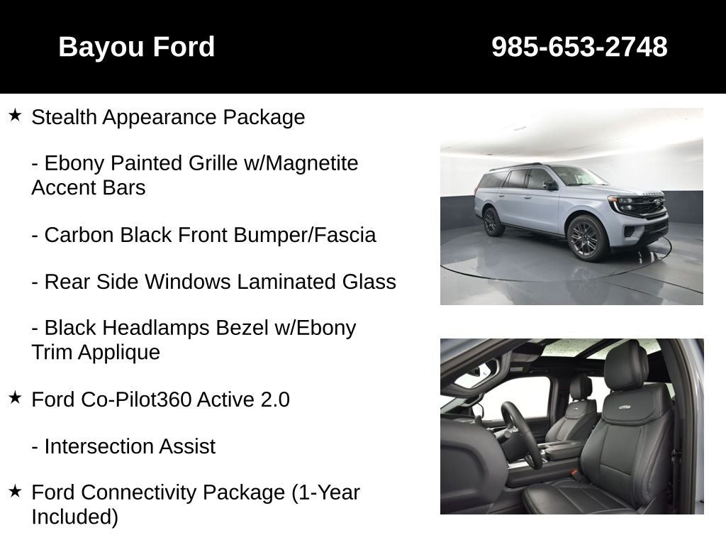 2027 Ford Expedition Max Platinum 600A