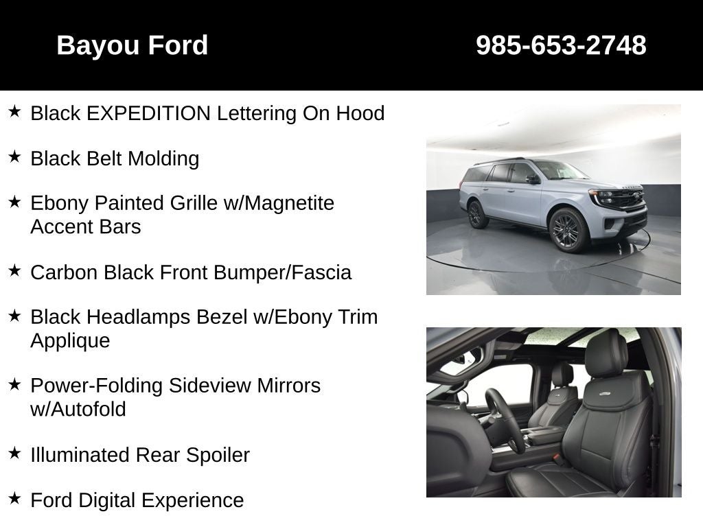 2027 Ford Expedition Max Platinum 600A