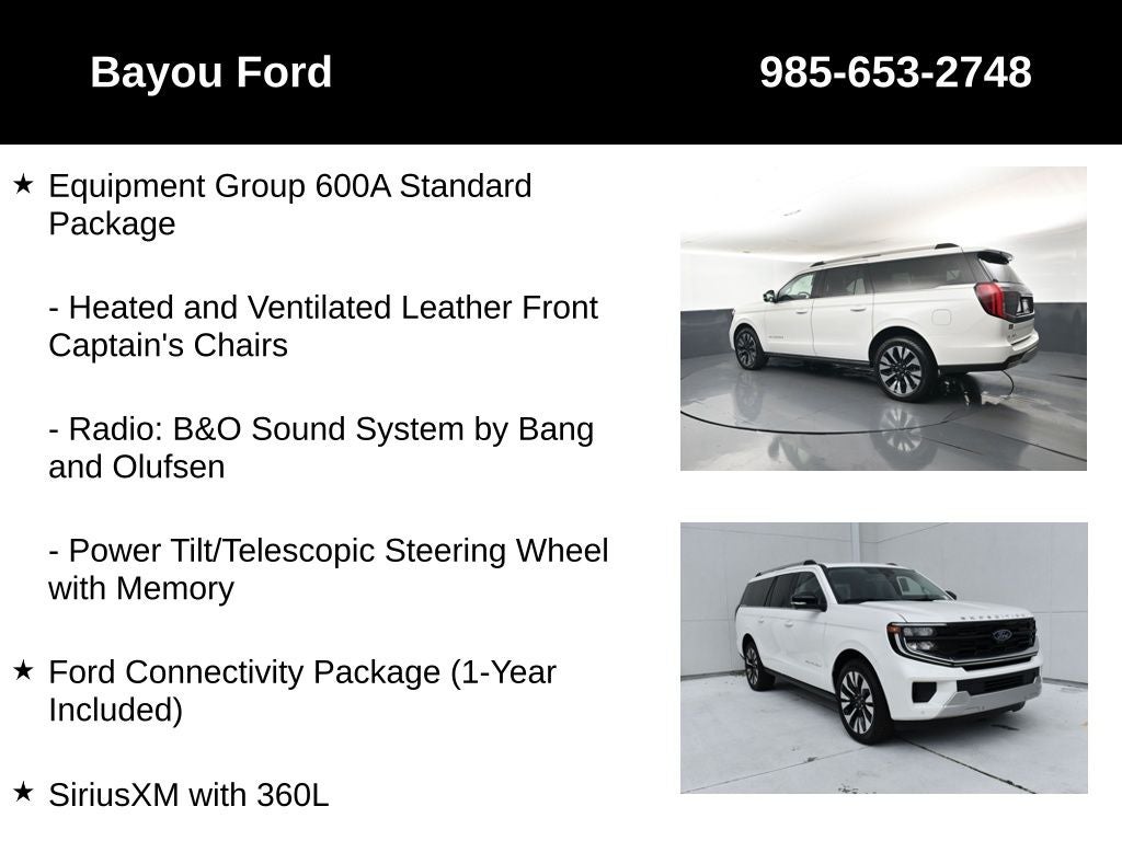 2026 Ford Expedition Max Platinum 600A