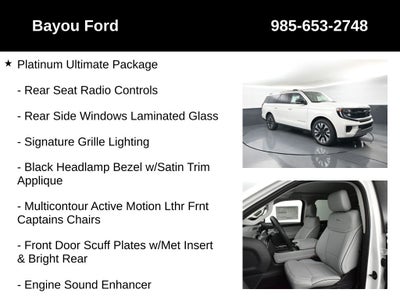 2025 Ford Expedition Max Platinum 600A