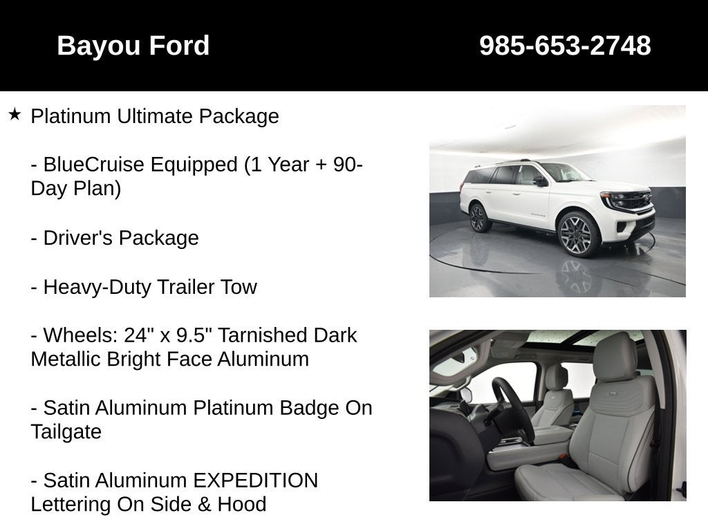 2027 Ford Expedition Max Platinum