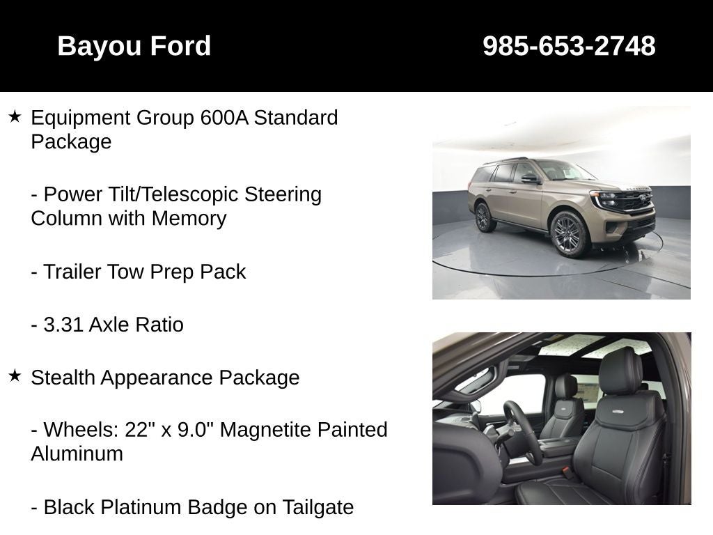 2027 Ford Expedition Platinum 600A