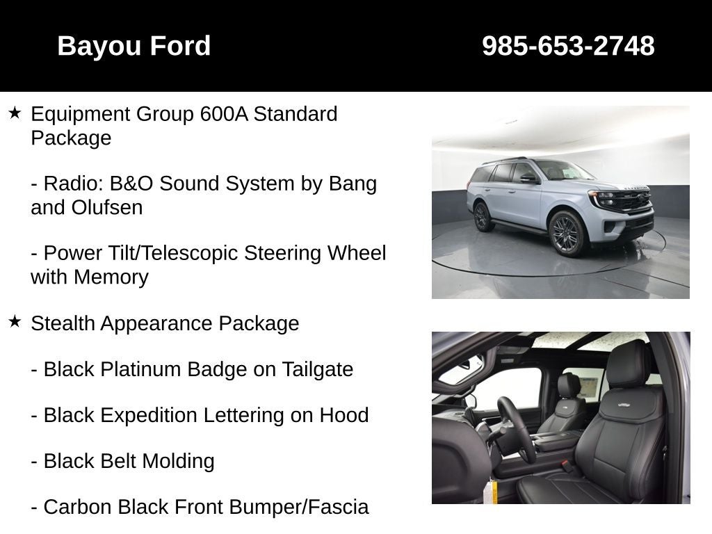 2026 Ford Expedition Platinum 600A