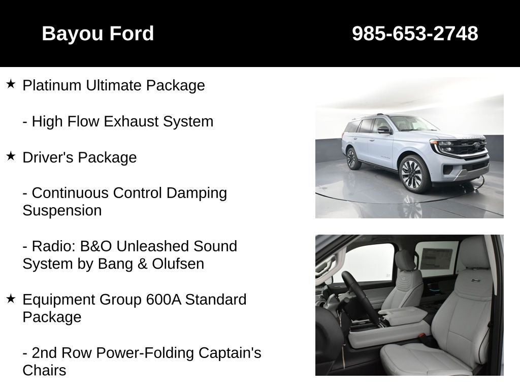 2025 Ford Expedition Platinum 600A