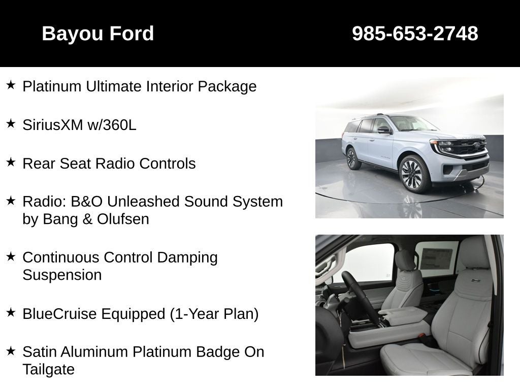 2025 Ford Expedition Platinum 600A