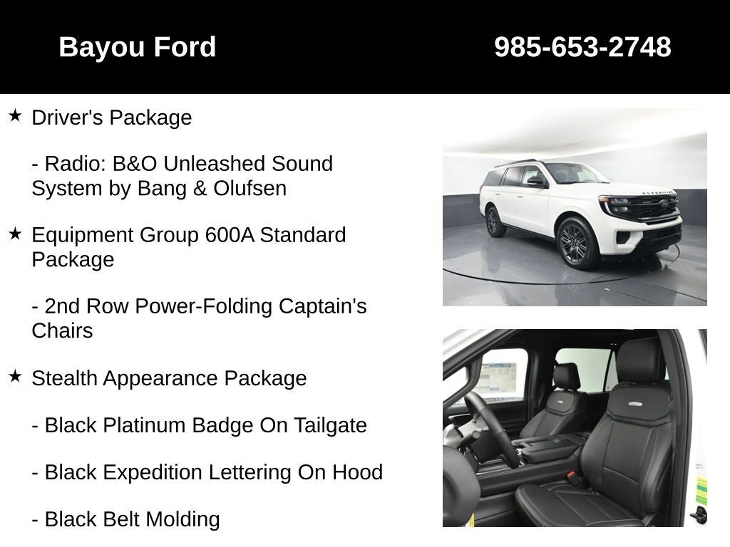 2025 Ford Expedition Platinum 600A