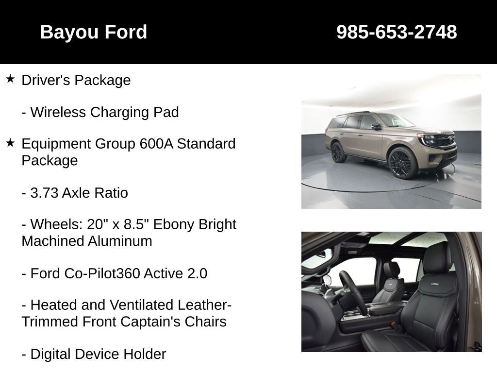 2027 Ford Expedition Platinum 600A