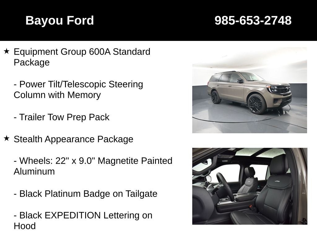 2027 Ford Expedition Platinum 600A