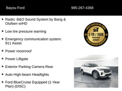 2025 Ford Explorer Platinum 600A