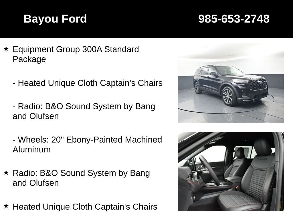 2026 Ford Explorer ST-Line 300A