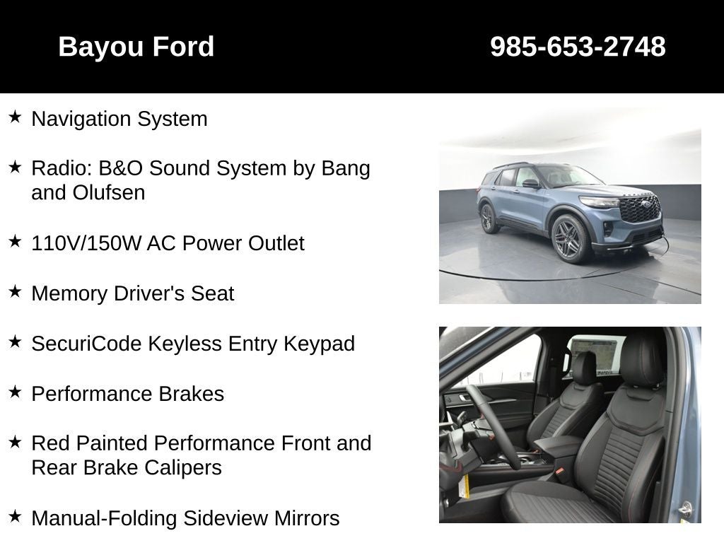 2026 Ford Explorer ST-Line 300A