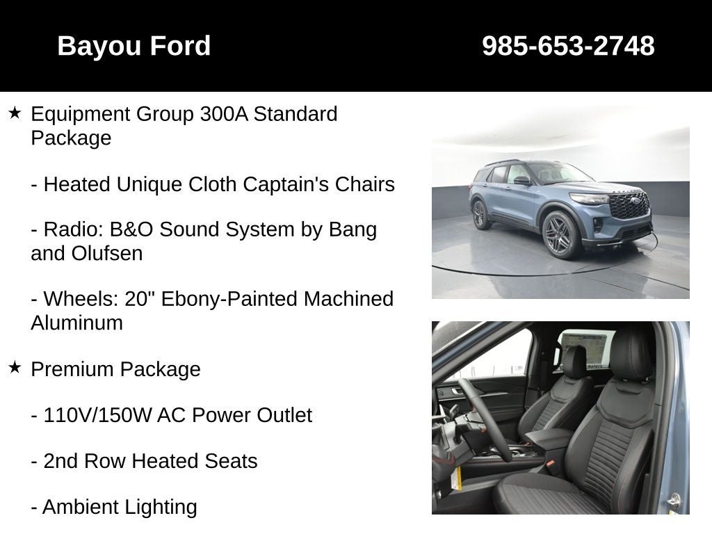 2026 Ford Explorer ST-Line 300A