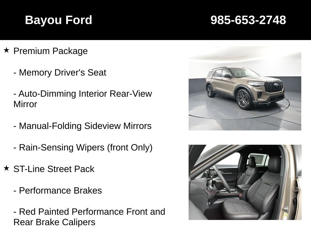 2026 Ford Explorer ST-Line 300A
