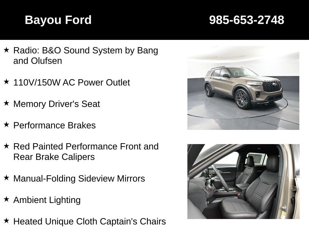 2026 Ford Explorer ST-Line 300A
