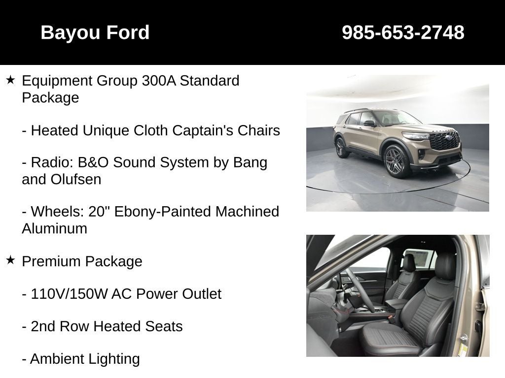2026 Ford Explorer ST-Line 300A