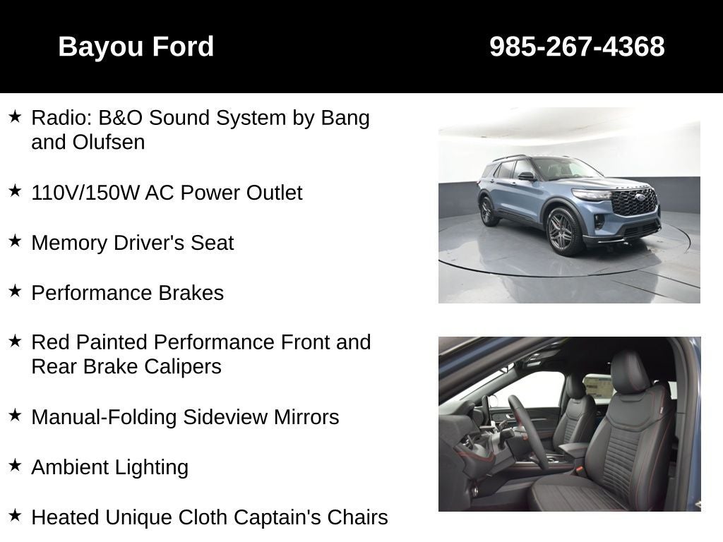 2026 Ford Explorer ST-Line 300A