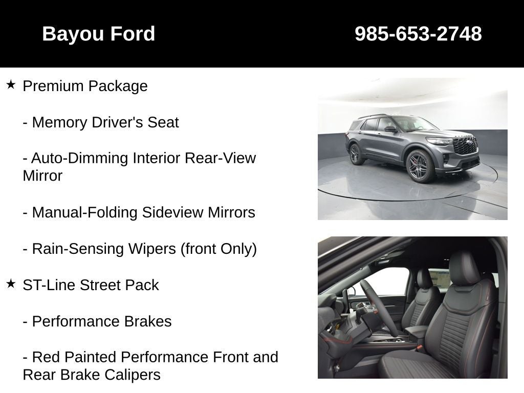 2026 Ford Explorer ST-Line 300A