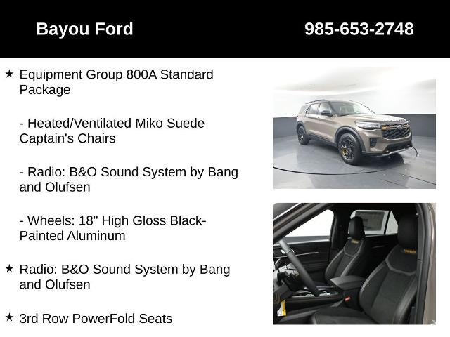 2026 Ford Explorer Tremor 800A