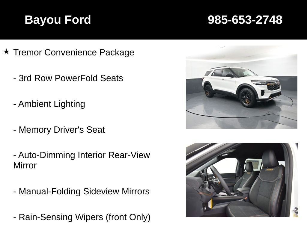 2026 Ford Explorer Tremor 800A