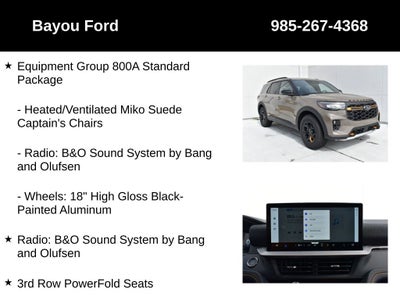 2026 Ford Explorer Tremor 800A