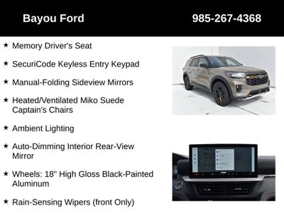 2026 Ford Explorer Tremor 800A