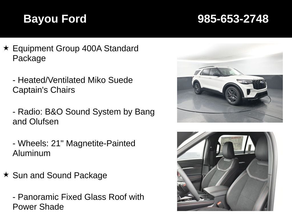 2026 Ford Explorer ST 400A