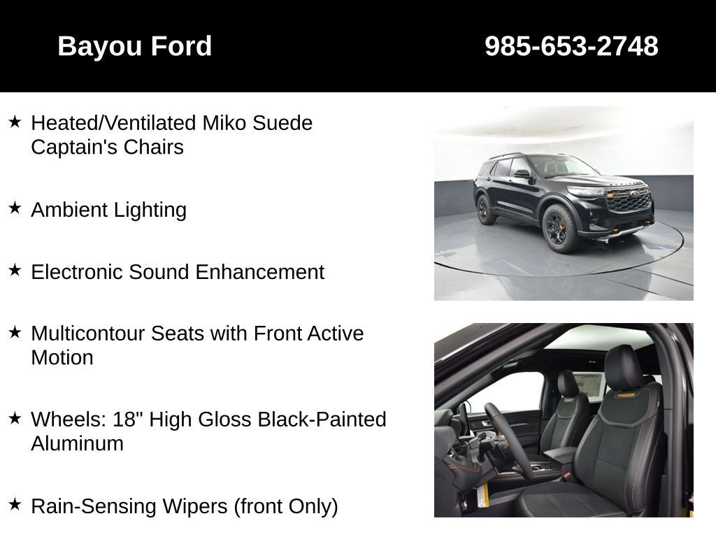 2026 Ford Explorer Tremor 800A