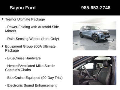 2026 Ford Explorer Tremor 800A