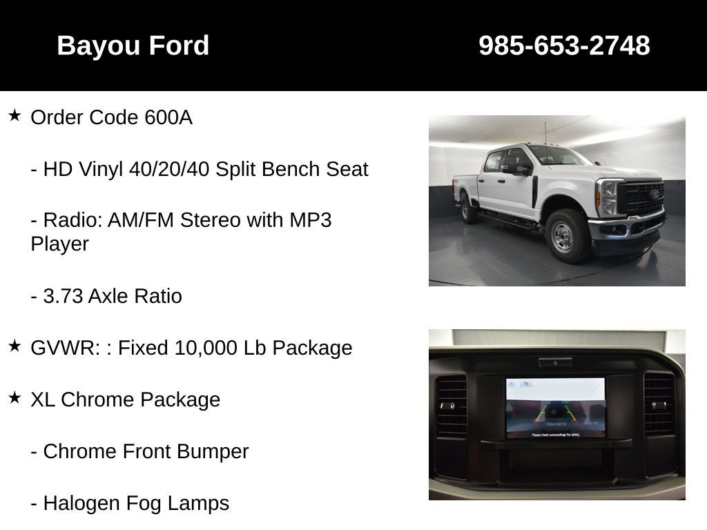 2027 Ford F-250SD XL 600A