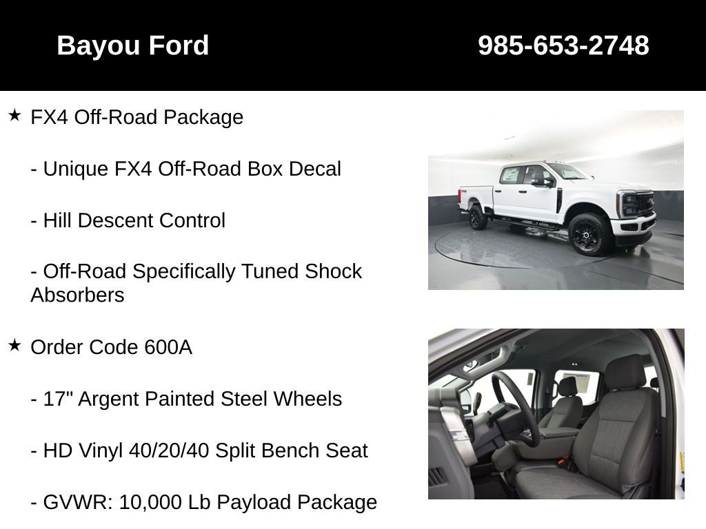 2026 Ford F-250SD XL 600A