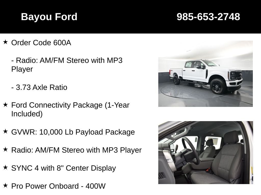 2026 Ford F-250SD XL 600A