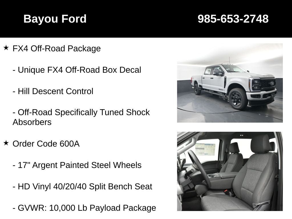 2026 Ford F-250SD STX 600A