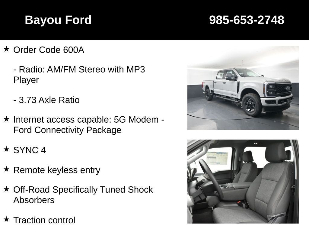 2026 Ford F-250SD STX 600A