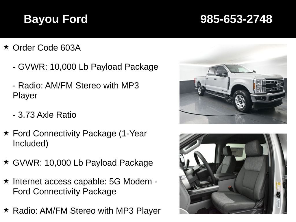 2026 Ford F-250SD XLT 603A