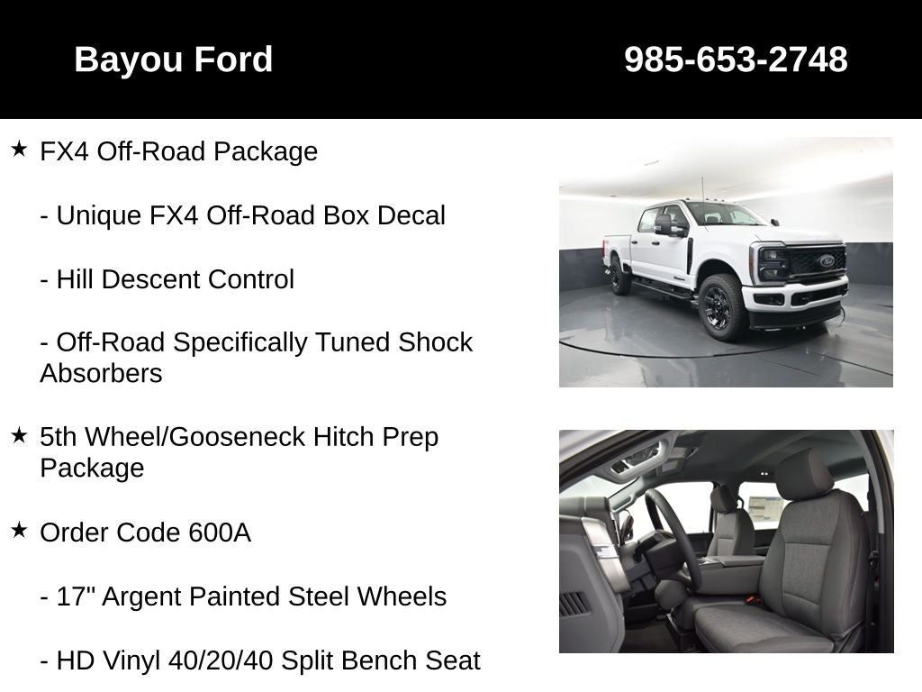 2026 Ford F-250SD XL 600A