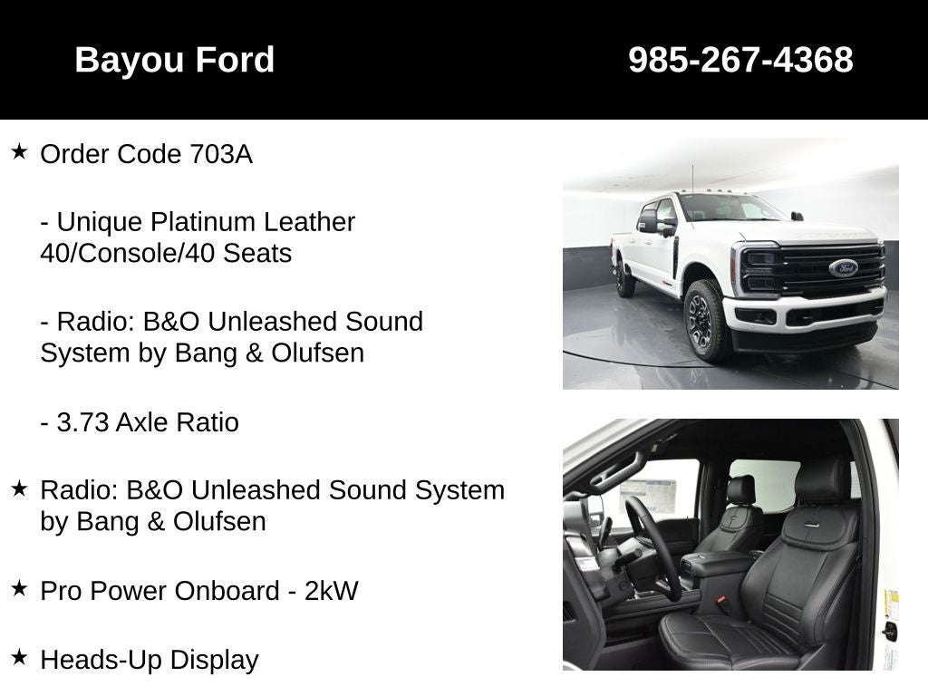 2025 Ford F-250SD Platinum 703A