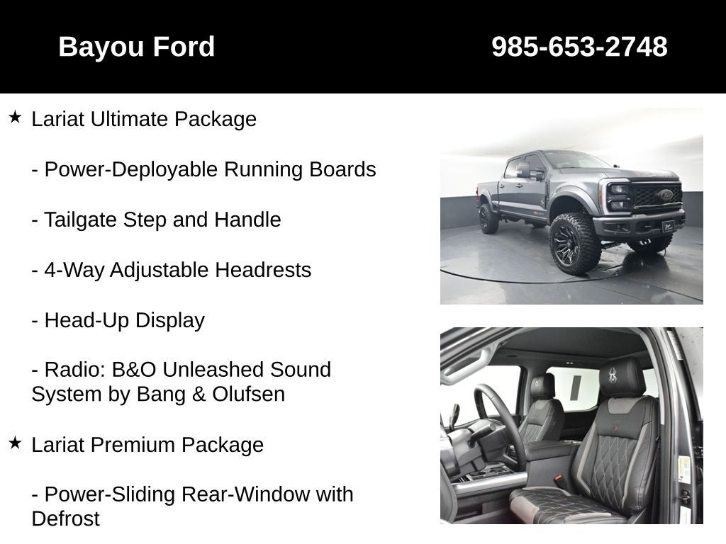 2026 Ford F-250SD SCA Black Widow