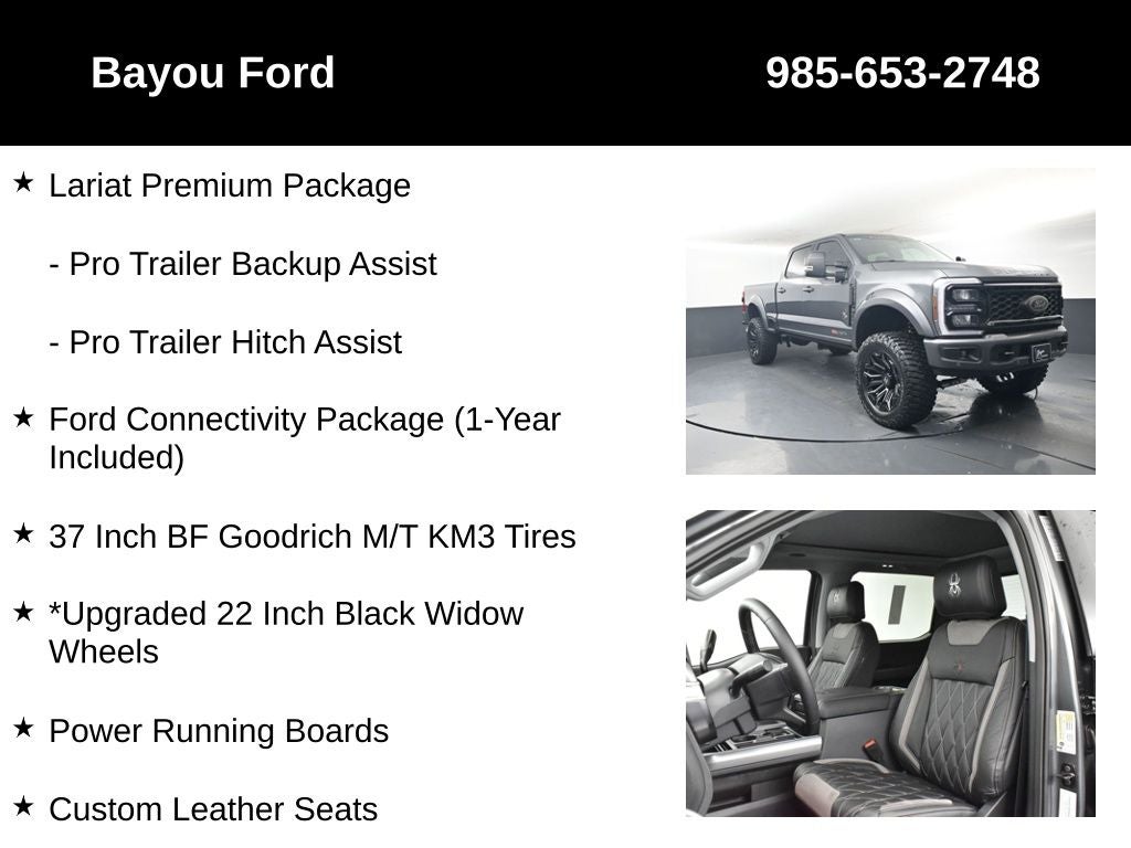 2026 Ford F-250SD SCA Black Widow