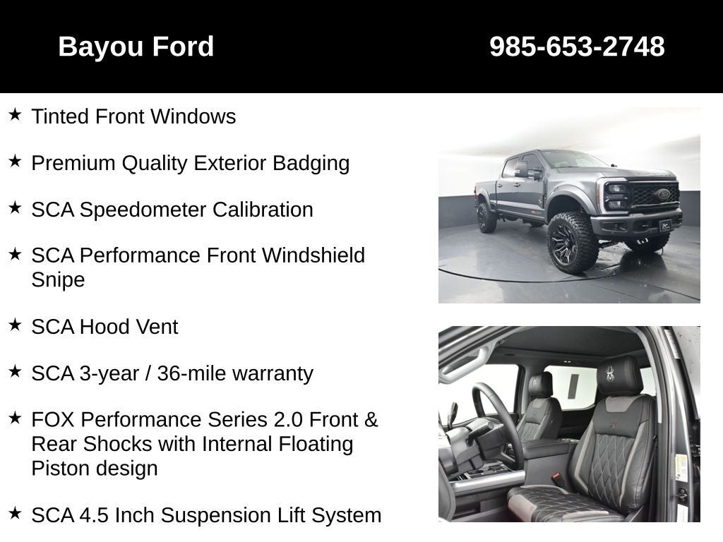 2026 Ford F-250SD SCA Black Widow