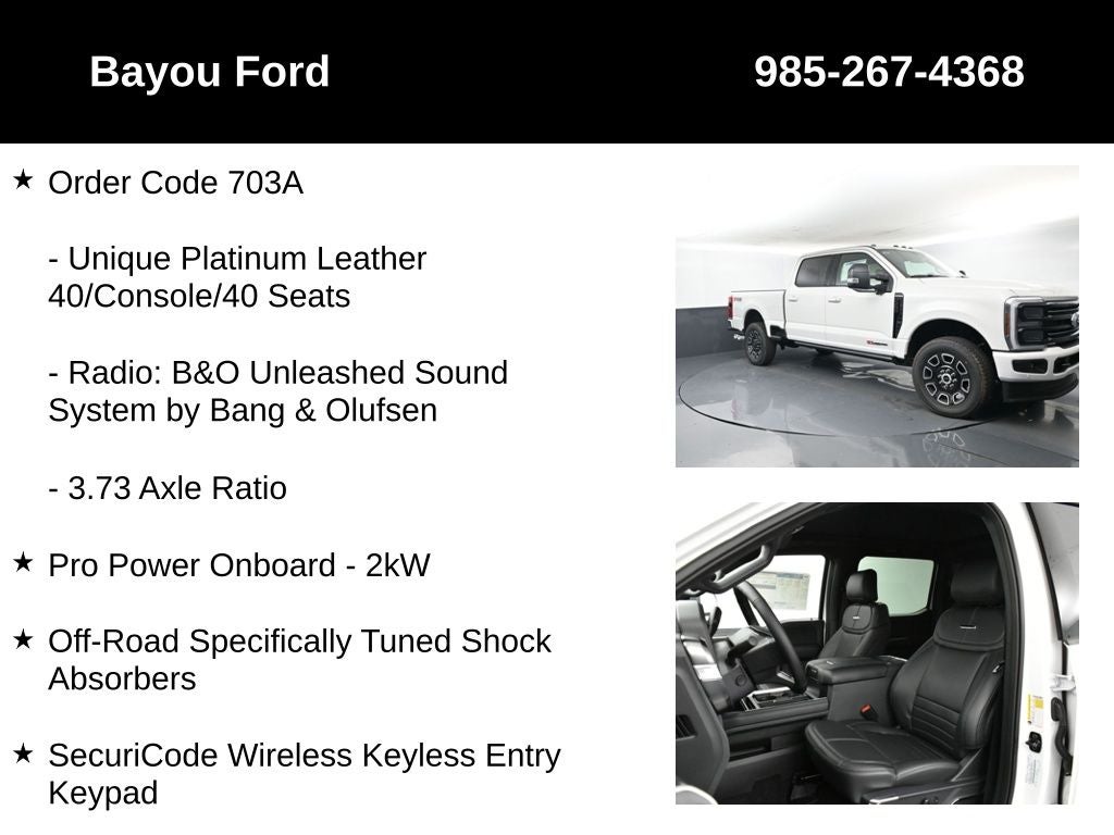 2025 Ford F-250SD Platinum 703A