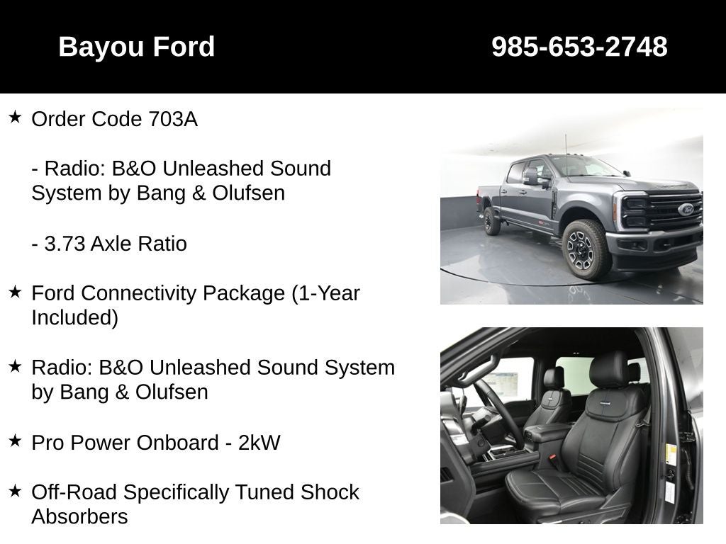 2026 Ford F-250SD Platinum 703A