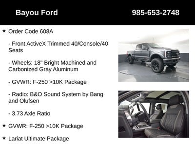 2026 Ford F-250SD Lariat Black Widow