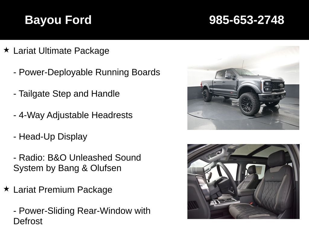 2026 Ford F-250SD Lariat Black Widow